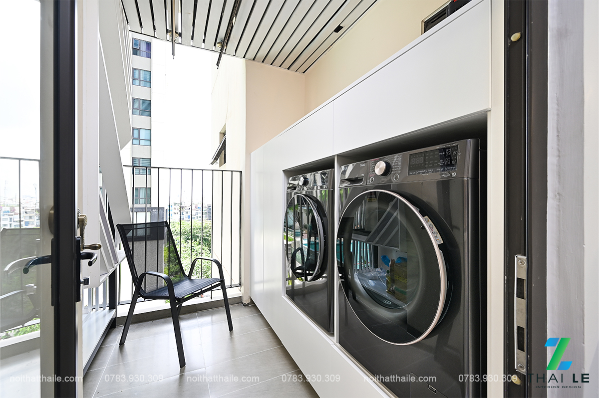 Thi công nội thất phòng bếp căn hộ Hà Đô Centrosa - Block O1